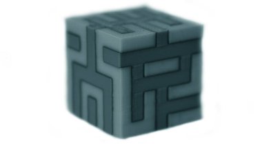 Beyaz arkaplanda izole edilmiş 3d yazıcı tarafından basılan nesneler