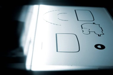 Endüstriyel toz 3D yazıcı yazıcı, yazıcıya yakın çekim. Çoklu Jet Füzyon MJF