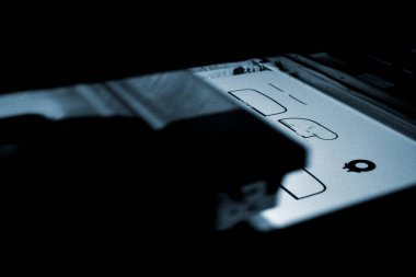 Toz 3D yazıcı beyaz toz poliyamide yakın plan yazıcı modelleri