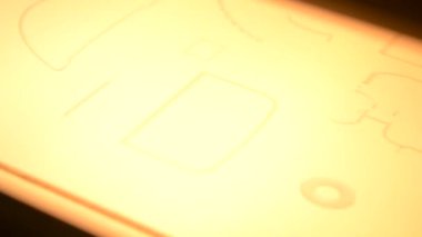 Toz 3D yazıcı beyaz toz poliyamide yakın plan yazıcı modelleri.