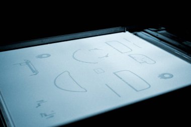 Toz endüstriyel 3D yazıcı üç boyutlu hacim modelleri yazdırıyor