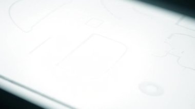 Endüstriyel profesyonel toz 3D yazıcı yazdırma işlemi. Çoklu Jet Füzyon MJF