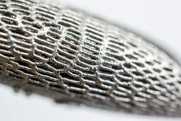 Metal yakın çekim makrosu için 3D yazıcıya yazdırıldı.