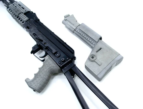 Detail Weapon Printed Printer Weapon Detail Printed Printer Powder Isolated — Stockfoto