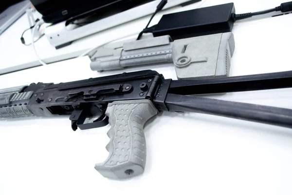 Detail Weapon Printed Printer Weapon Detail Printed Printer Powder Table — Stockfoto