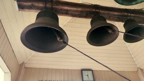 Ring Bells Ringing Church Bells Bell Tower Church Bells Ringing — Stockvideo