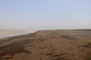 Hint plajının manzarası