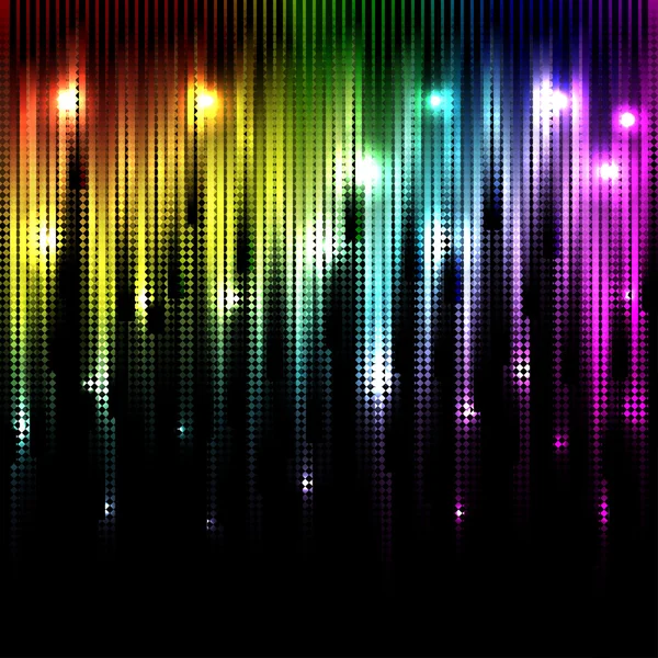 Vector abstracte gloeiende regenboog achtergrond. eps10 — Stockvector
