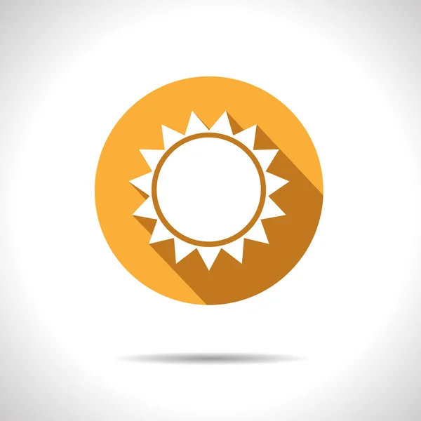 Icono de sol vectorial. Eps10 — Vector de stock