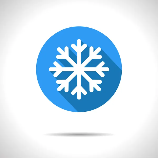 Vector sneeuwvlok pictogram. eps10 — Stockvector