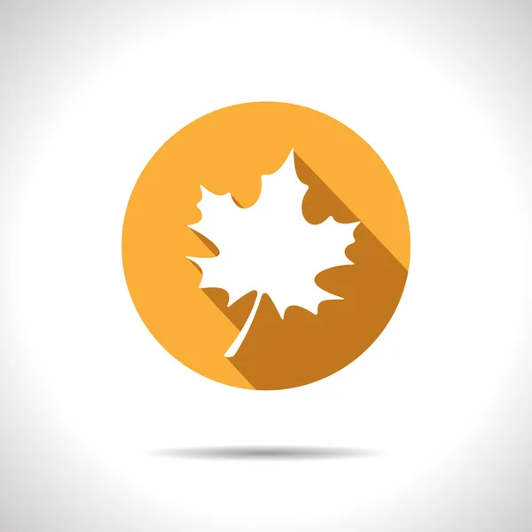 Vector maple leaf icon. Eps10 — Stock Vector