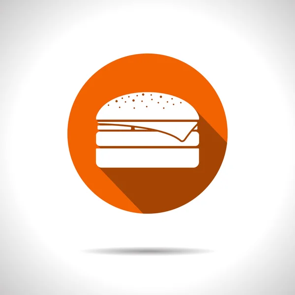 Vector Hamburger pictogram. eps10 — Stockvector