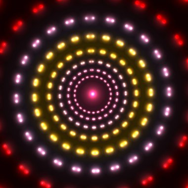 vektör daire arka planda parlıyor. eps10