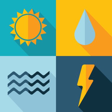 vektör hava set simgesi. eps10