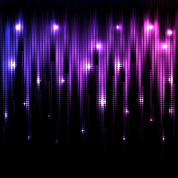 Vector abstract glowing disco background. — Stock Vector