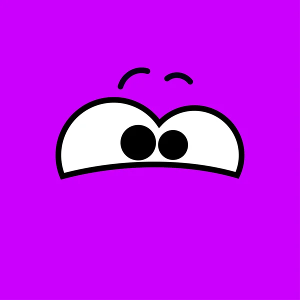 Ojos de dibujos animados vectoriales. Violeta. Eps10 — Vector de stock