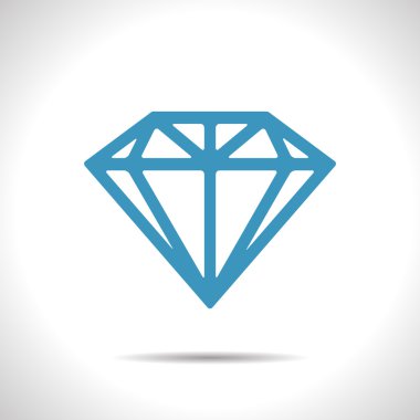 vektör elmas simgesi. eps10
