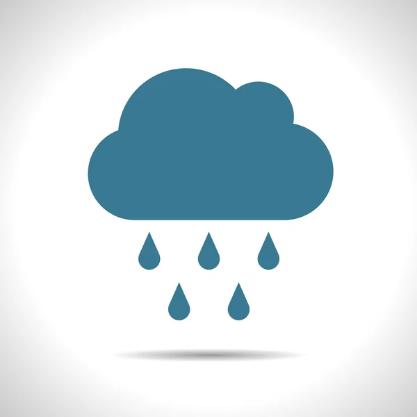 Icona della pioggia vettoriale. Eps10 — Vettoriale Stock