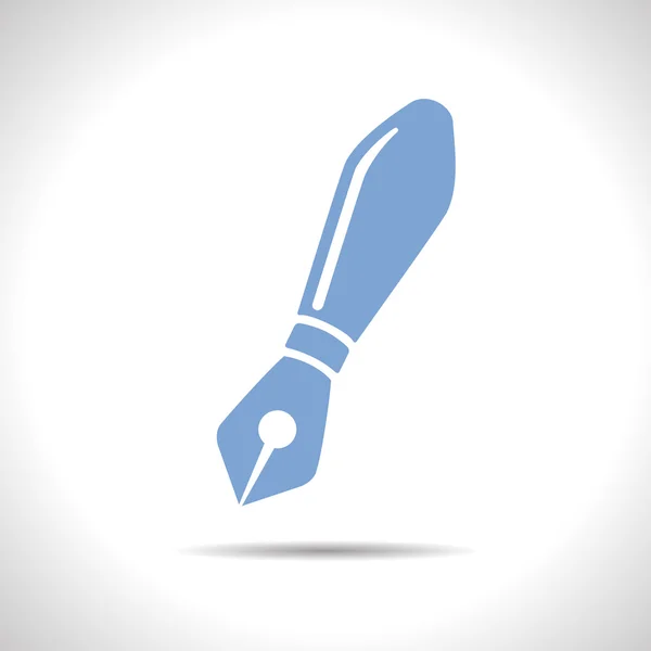 Vector fountain pen icon. Eps10 — Stock Vector