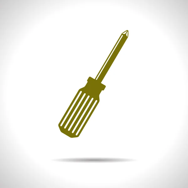 Vector phillips screwdriver icon. Eps10 — Stock Vector