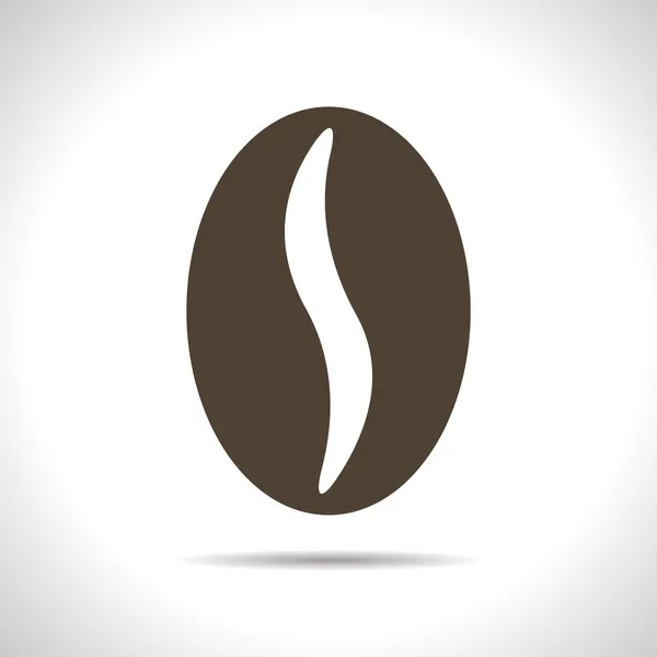 Icono de grano de café vector. Eps10 — Vector de stock