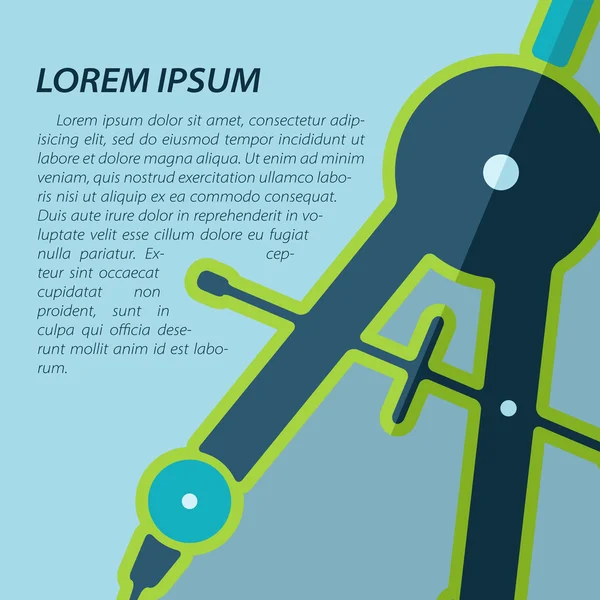 Vector kompassen pictogram. eps10 — Stockvector