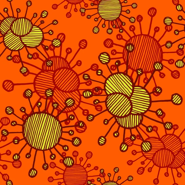 Векторный бактериальный фон. Eps10 — стоковый вектор
