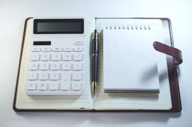 Hesaplayıcı iş konsepti fotoğrafını kapat