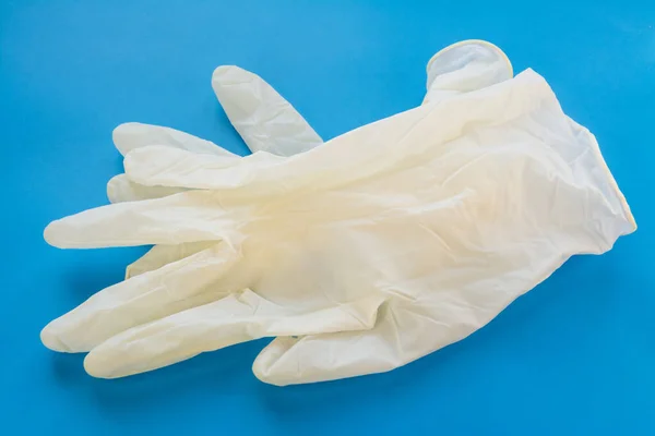 Rubber Medical Gloves Close Studio Shot Photo — Zdjęcie stockowe