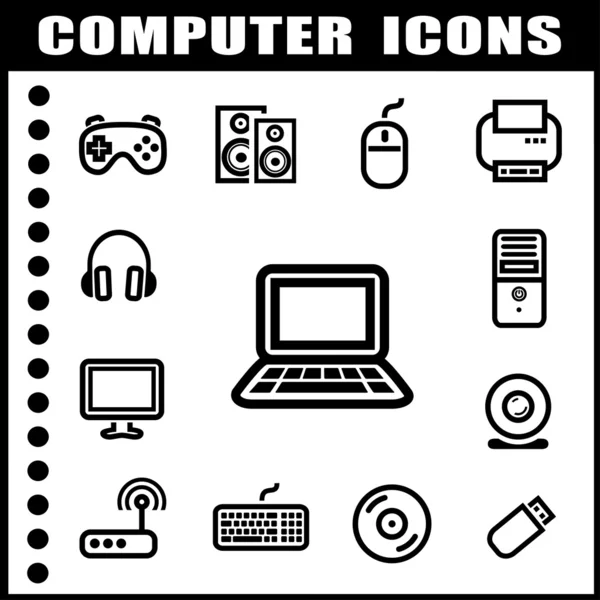Ikony komputerowe Ilustracje Stockowe bez tantiem
