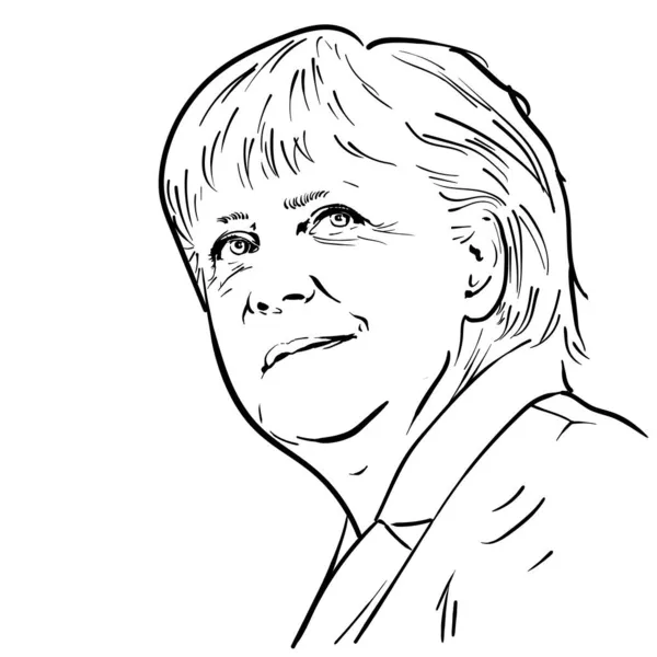 Berlin Jerman September 2021 Angela Merkel Adalah Kanselir Jerman — Stok Foto