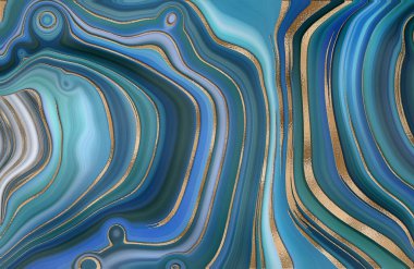 Soyut moda mavi yeşil arkaplan