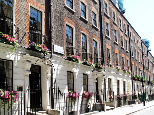 Georgian terraced houses — Stock Photo, Image