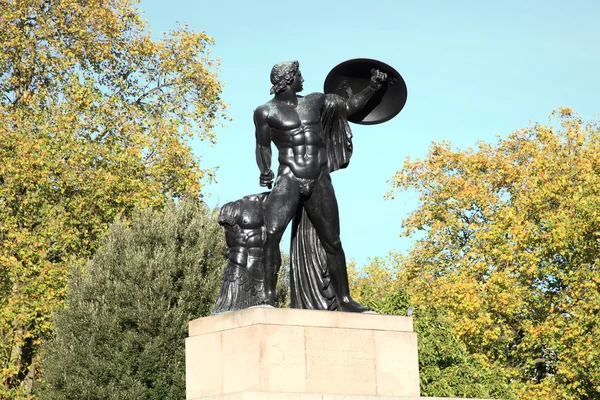 阿喀琉斯在海德公园的雕像 — 图库照片