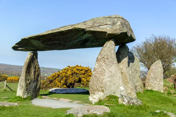 Cámara Entierro Piedra Megalítica Prehistórica Pentre Ifan Pembrokeshire West Wales —  Fotos de Stock