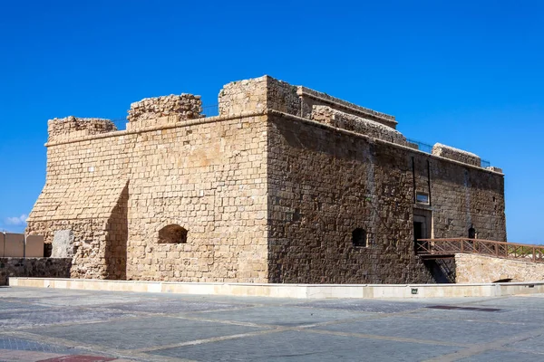 Paphos Castle Pafos Zypern Eine Byzantinische Festung Hafen Der Stadt — Stockfoto