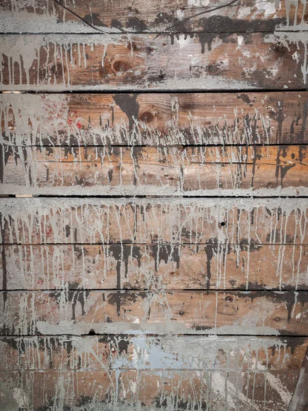Old Brown Weathered Distressed Wood Timber Planks Background White Paint — Foto de Stock
