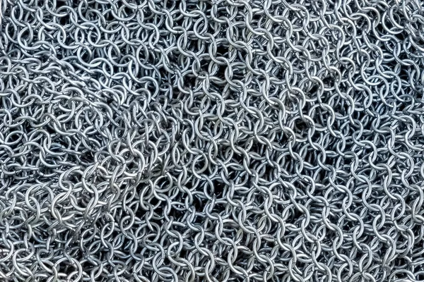 Chain Mail Background Texture Which Used Body Armour War Battle — Photo