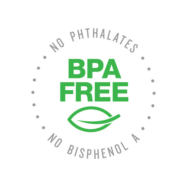 Plastic free vector product logo icon badge illustration design