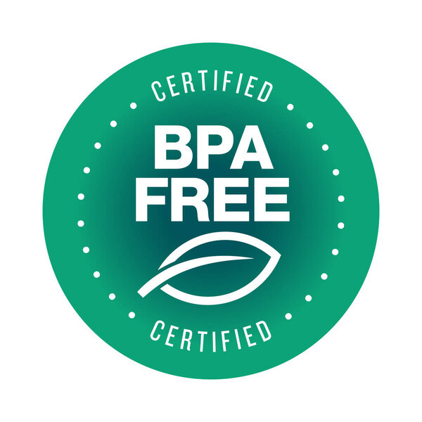 Plastic free vector product logo icon badge illustration design