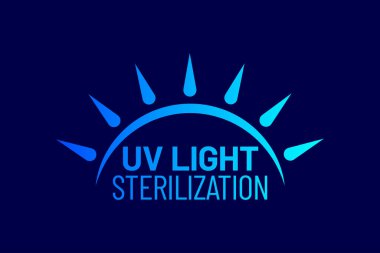 Ultraviyole ışık vektör simgesi