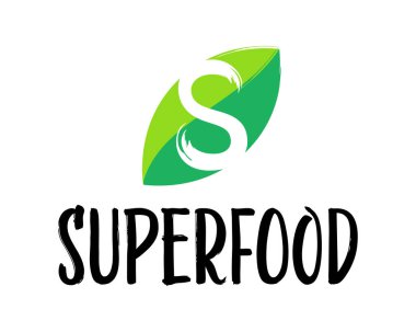 Superfood vektör damgası rozeti
