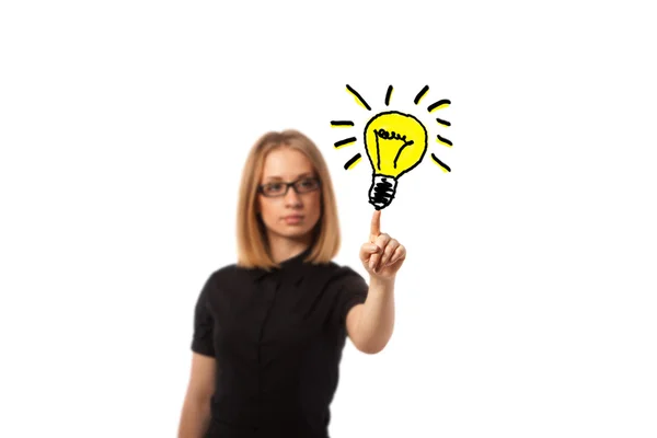 genç iş kadını hakkında bir fikir elde