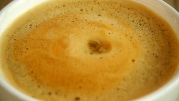 Caer Caer Una Taza Café Movimiento Lento — Vídeos de Stock