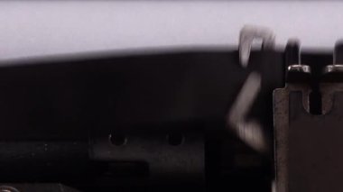 Ukrayna Başkanı 'nın adı retro daktiloda 