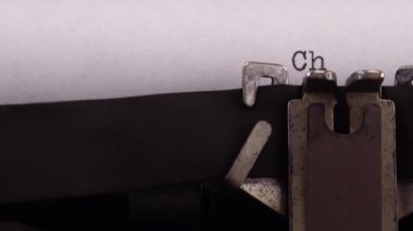 Ukrayna 'nın Kherson bölgesindeki eski daktiloda 