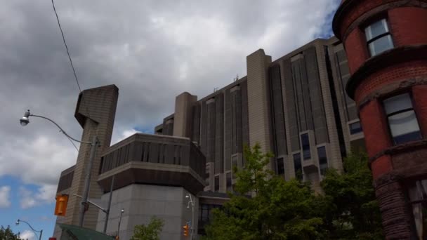 Die John Robarts Research Library Robarts Library Ist Die Wichtigste — Stockvideo