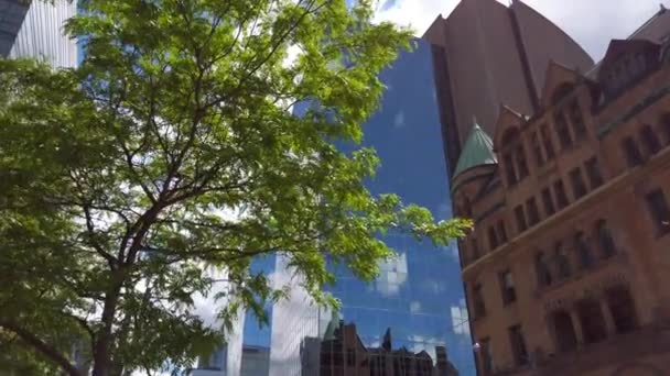 Toronto Canada Maio 2022 Torre Pwc Localizado Coração Emergente Área — Vídeo de Stock
