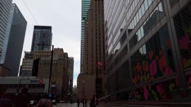 Toronto, Ontario, Kanada 'daki binalar ve gökdelenler.