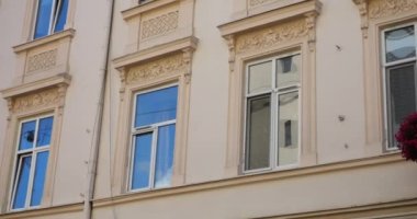 Elements of the ancient architecture of a European city.